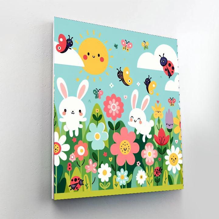 Garden Of Joyful Creatures Paint By Numbers