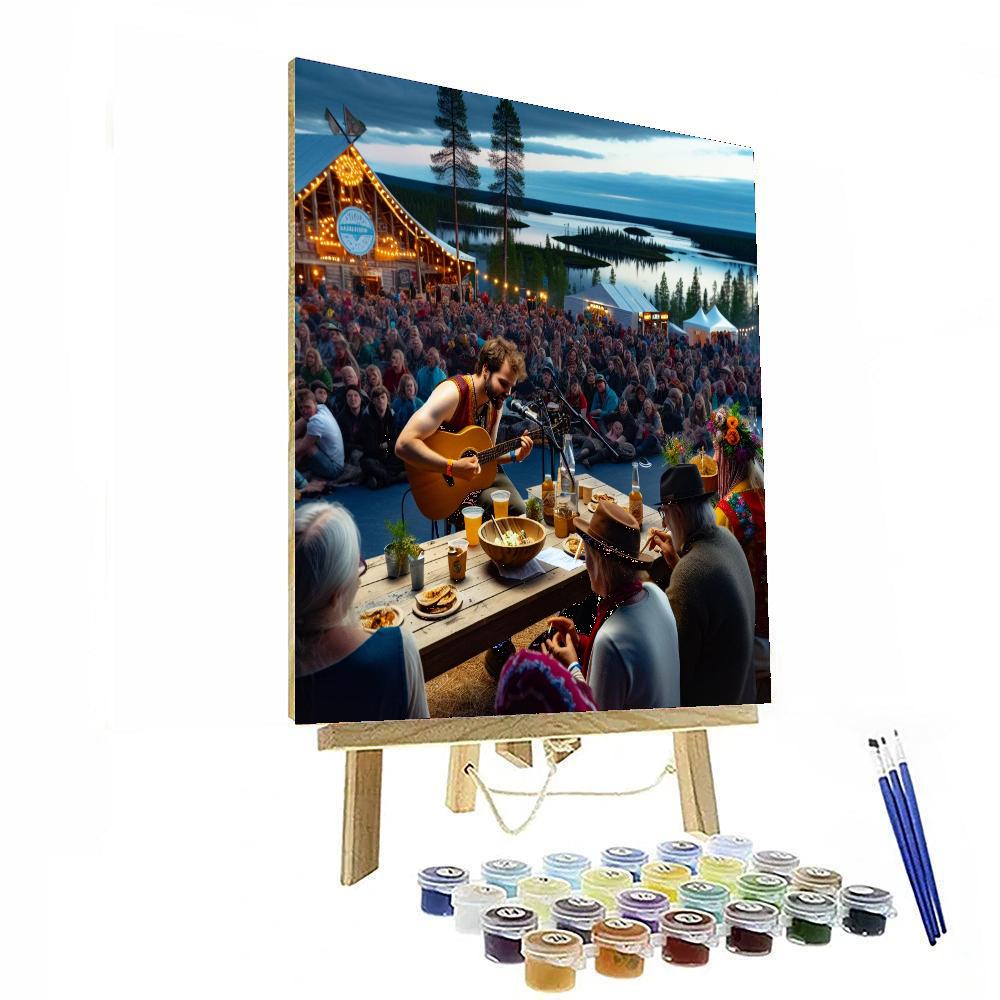 Midnight Sun Festival - Finland Paint By Numbers