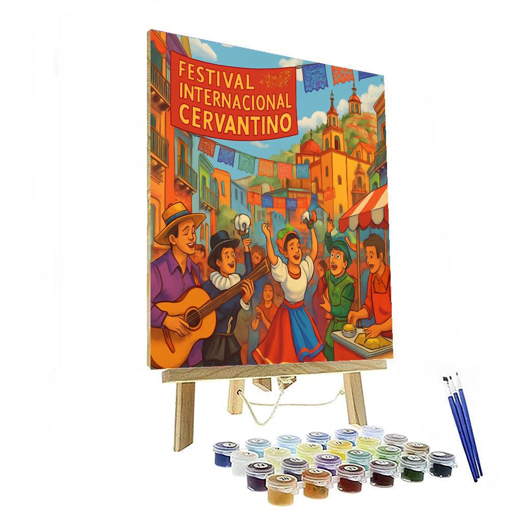 Festival Internacional Cervantino DIY Paint By Numbers