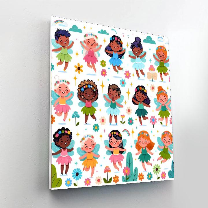 Artistic Fairies Numbered Painting Kits