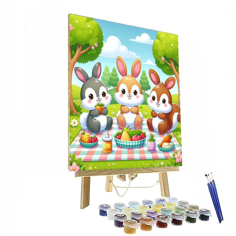 Playful Picnic Party Numbered Painting Kits