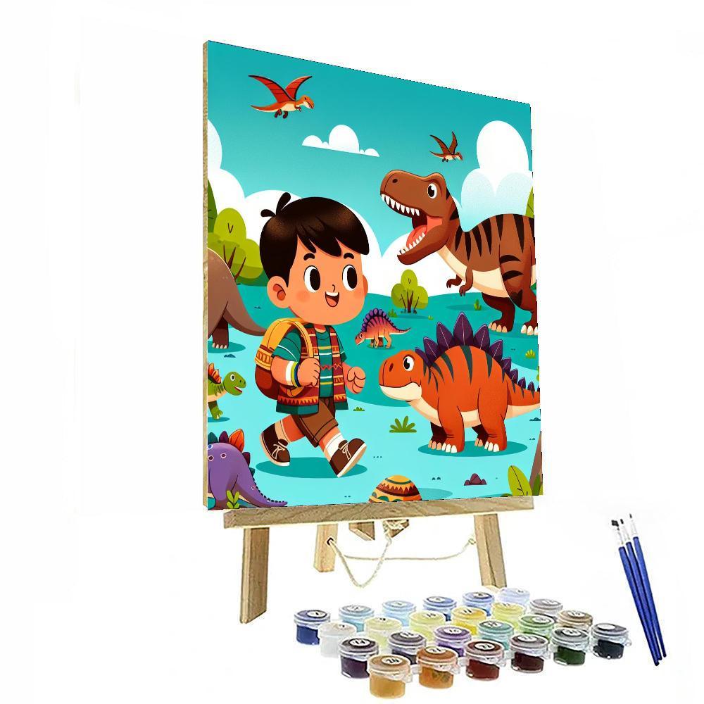 Dinosaur Expedition Quest Paint By Numbers Kits
