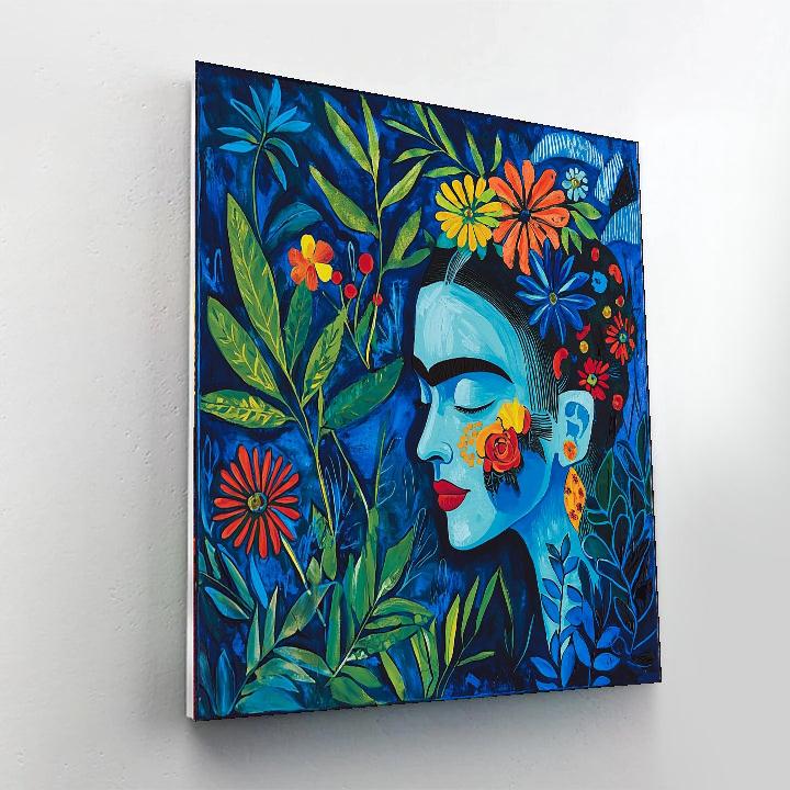 Frida Kahlo Inspired Symphony Of Inner Worlds  Painting By Numbers Kit
