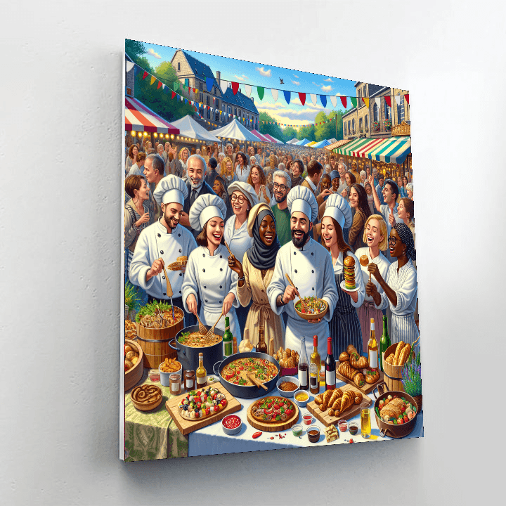 The Fête De La Gastronomie - France Paint By Number