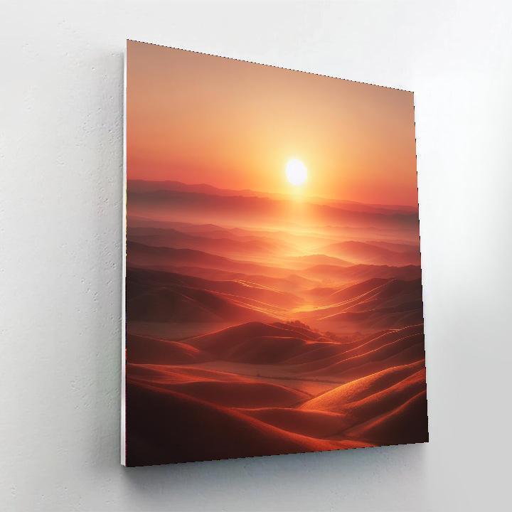 Dawn's Embrace Numbered Painting Kits