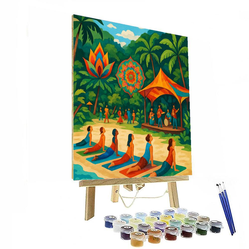 The Envision Festival - Costa Rica DIY Paint By Numbers