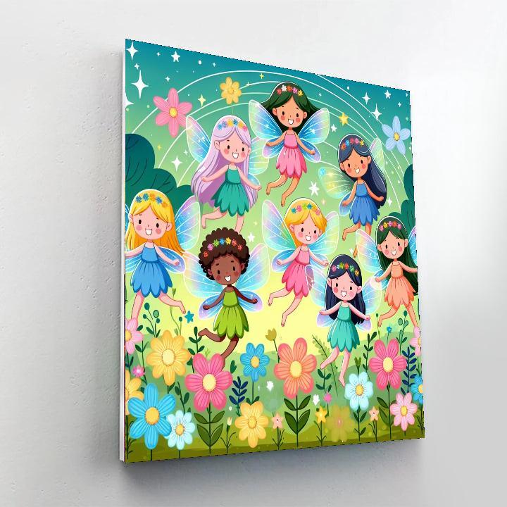 Fanciful Fairyland Frolic Paint By Number