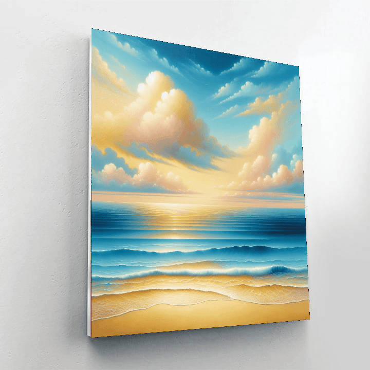 Captivating Seascape Number Painting