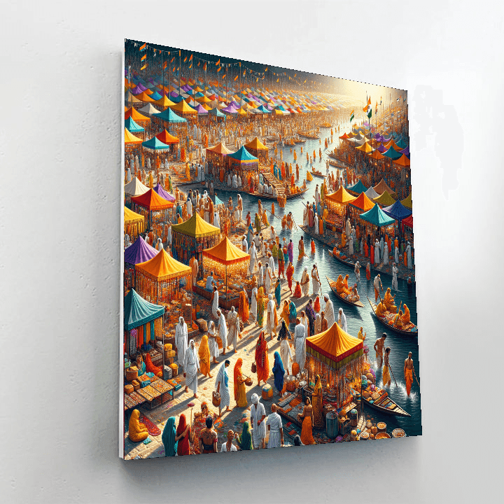 Kumbh Mela Painting Number Kit