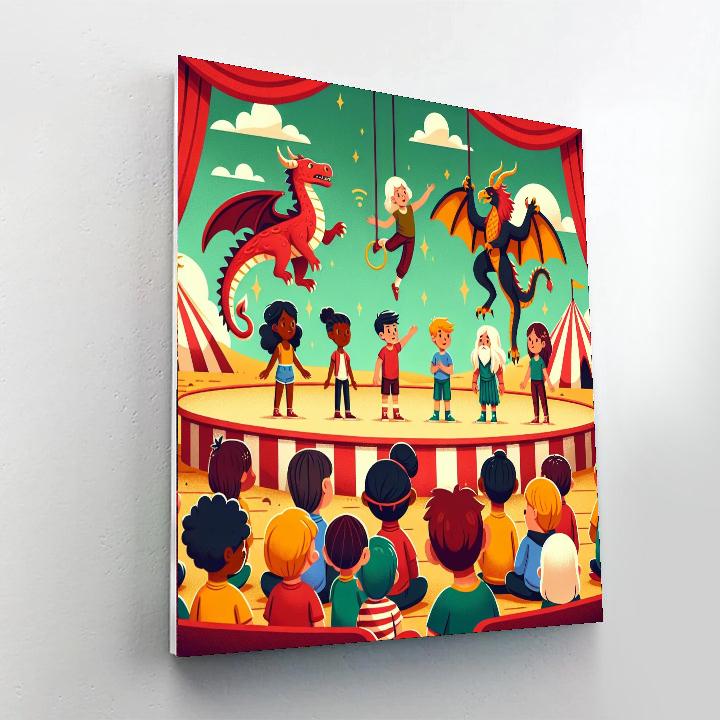Fantasy Creature Circus Paint By Number