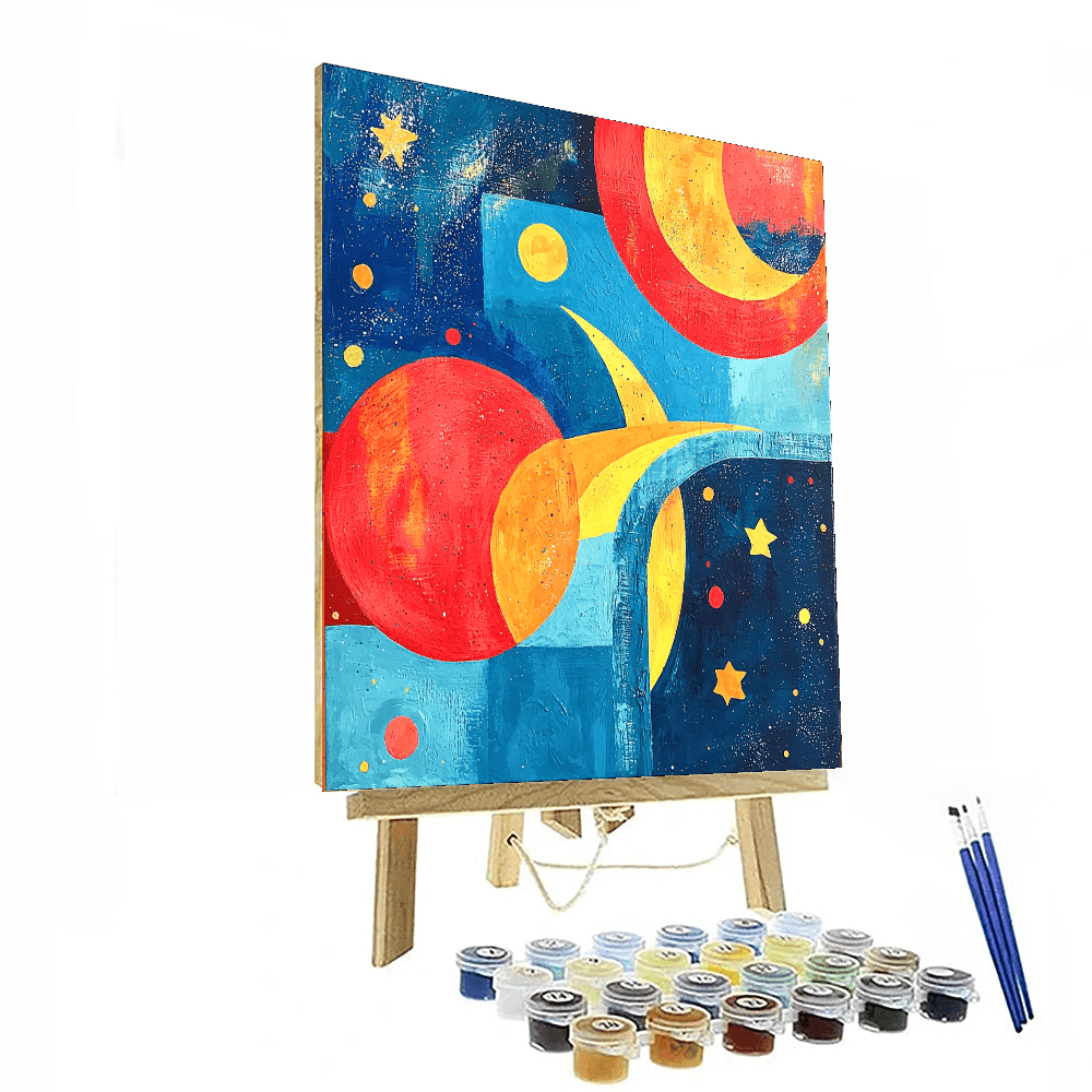 Joan Miró Inspired Astral Harmony  Paint By Numbers