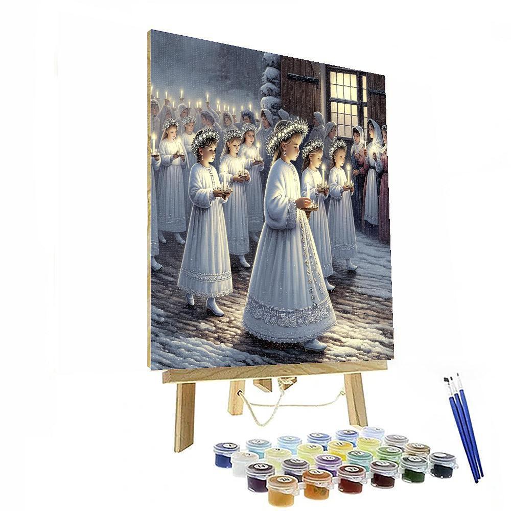 Day Of Saint Lucia - Sweden Paint By Numbers Kits