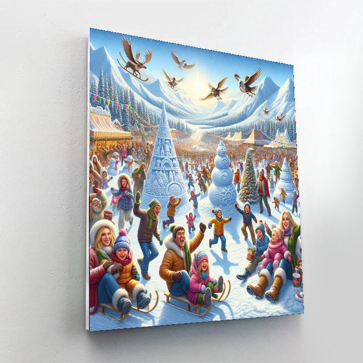 Snowfest - United States Numbered Painting Kits