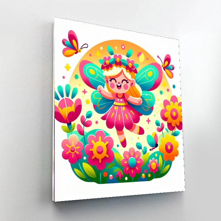 Dancing Flower Fairy Numbered Painting Kits