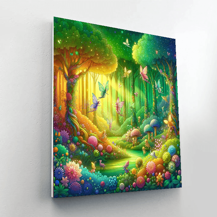 Enchanted Glade Painting By Numbers Kit