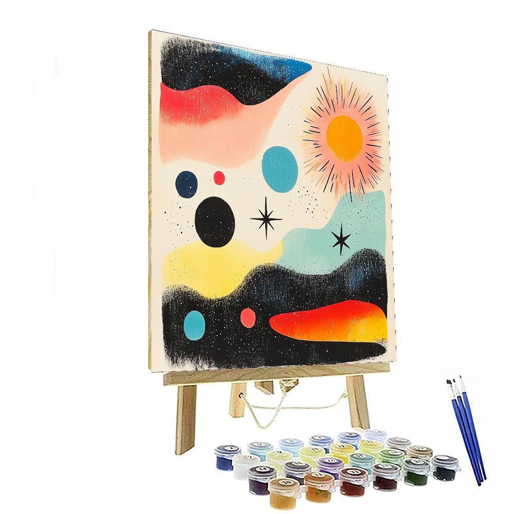 Joan Miro Inspired Dreamland Serenade  Paint By Number