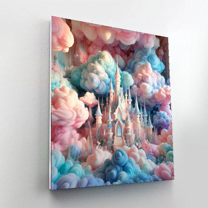 Fantasy Castle Of Dreams Numbered Painting Kits