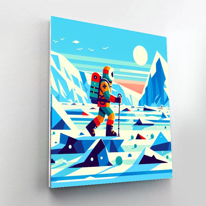 Polar Explorer's Journey Painting By Numbers Kit