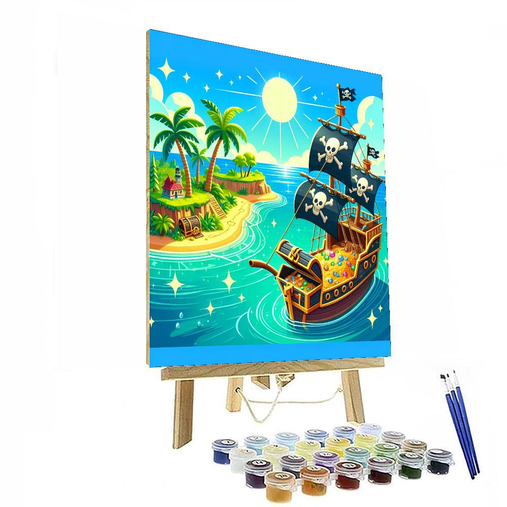 Pirate's Plunder Painting Number Kit