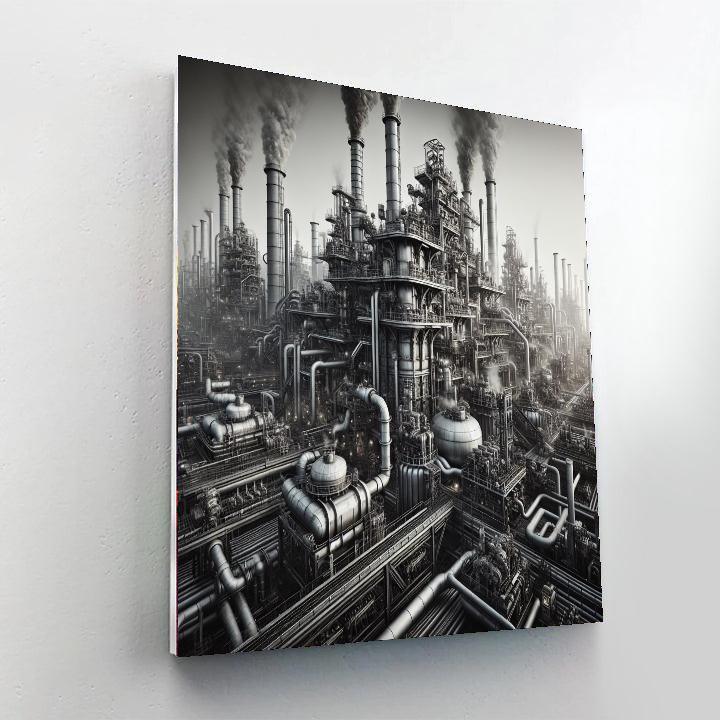 Industrial Revolution Marvel Number Painting