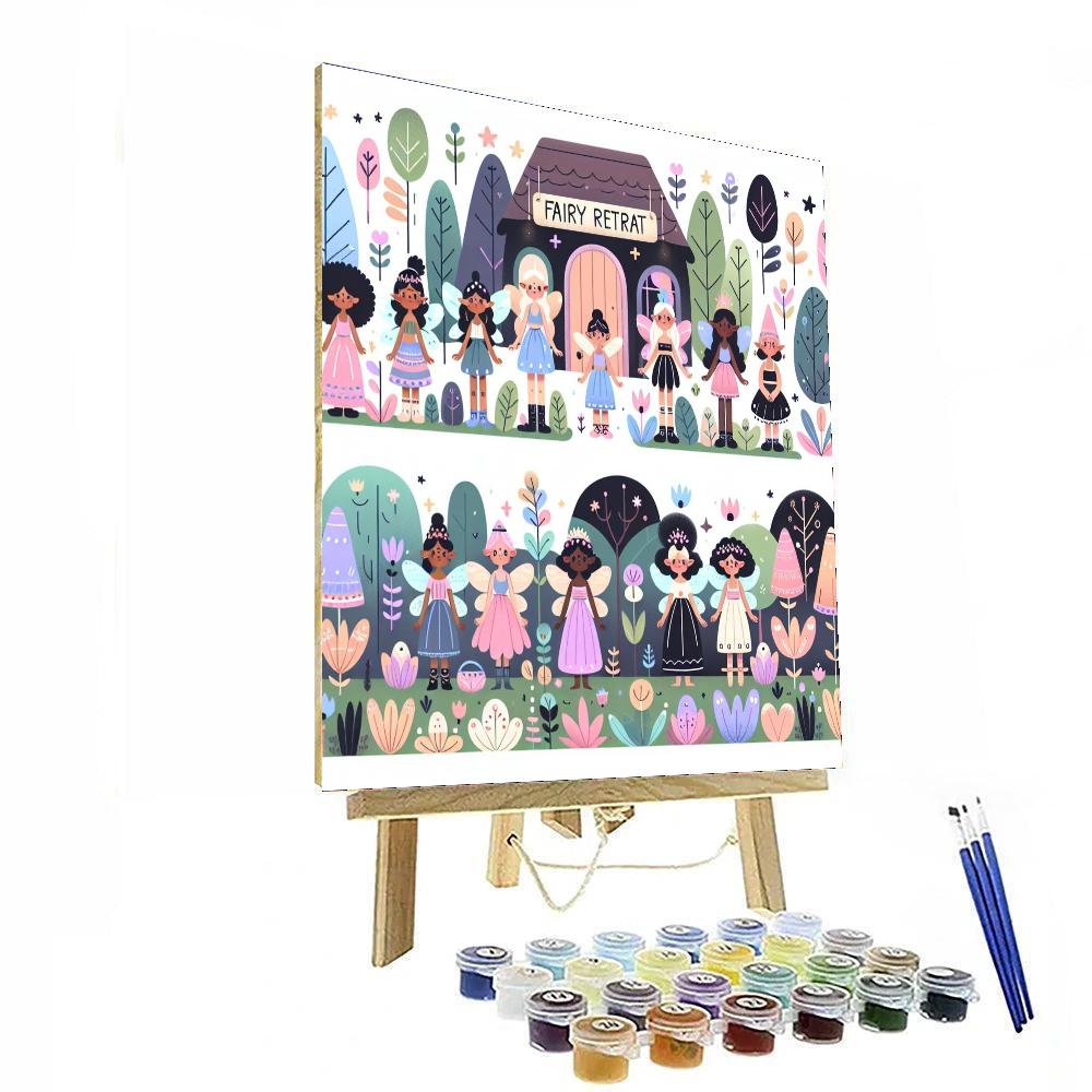 Peaceful Fairy Retreat Numbered Painting Kits