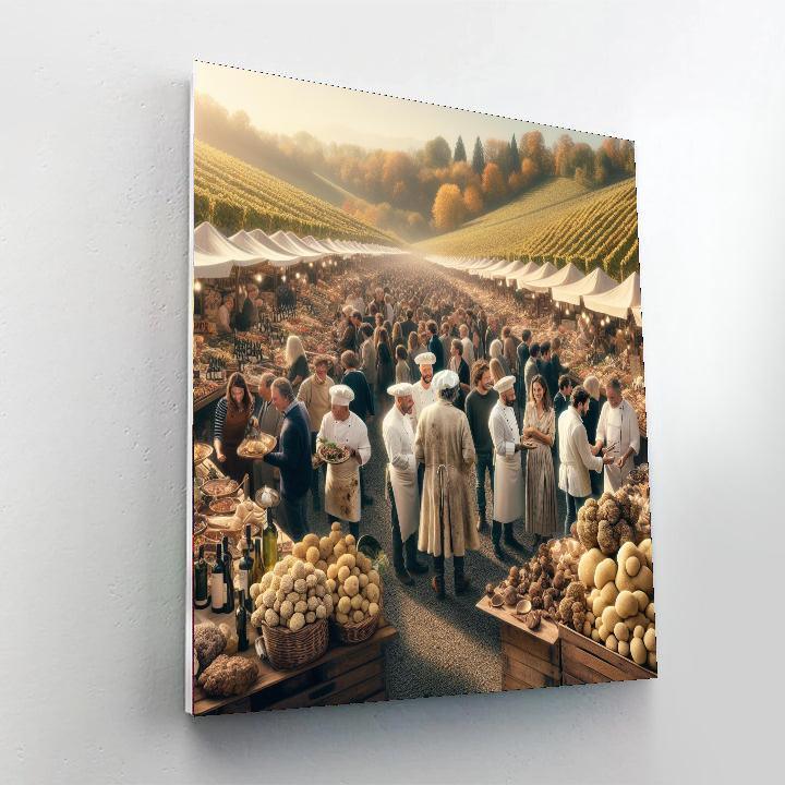 Alba White Truffle Festival - Alba DIY Paint By Numbers