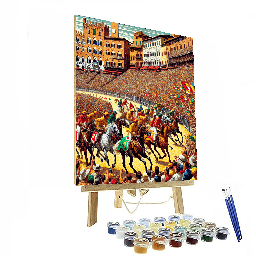 The Palio - Italy Painting By Numbers Kit