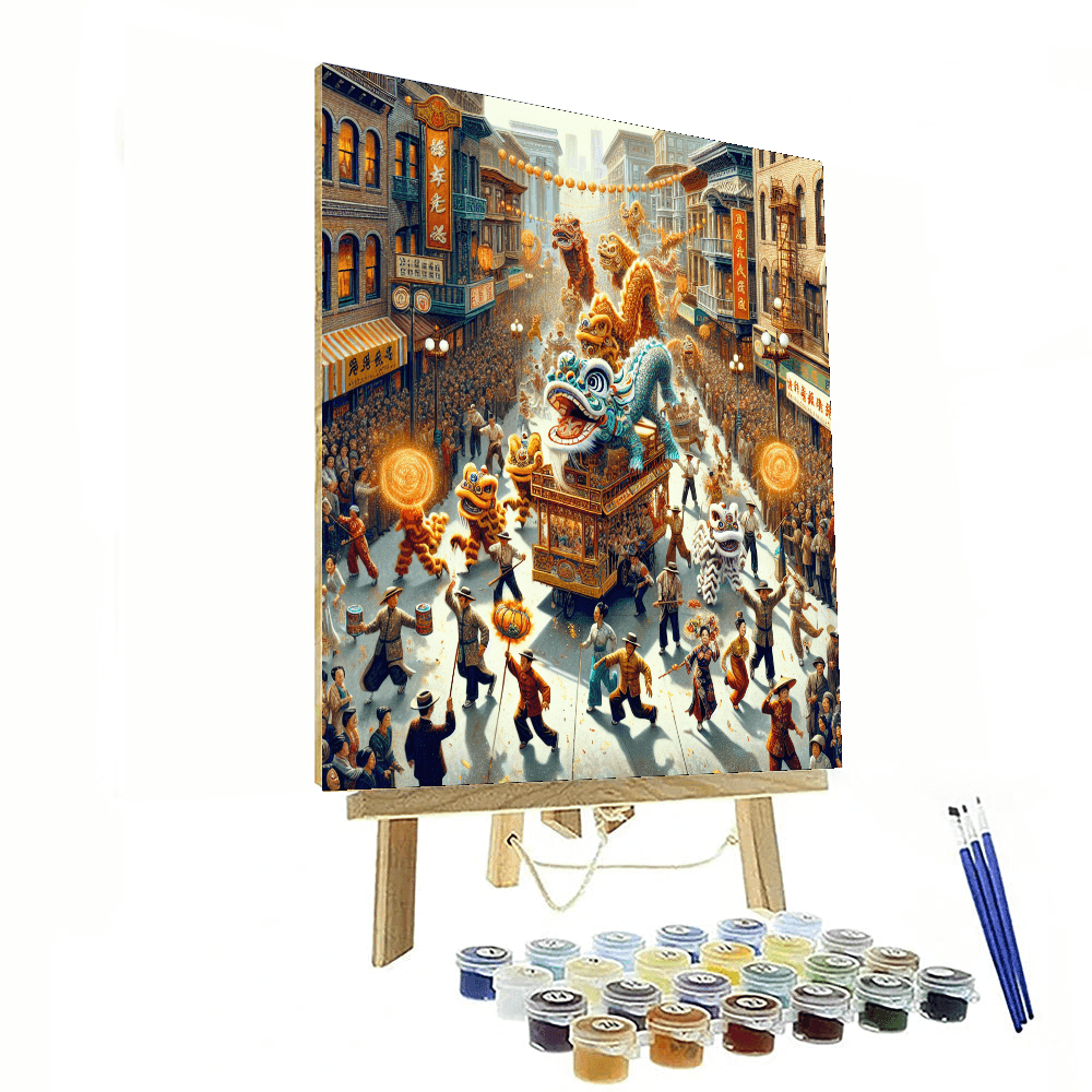 Lunar New Year Parade - United States Painting By Numbers Kit