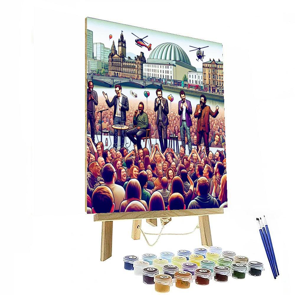 Glasgow International Comedy Festival - Scotland Numbered Painting Kits
