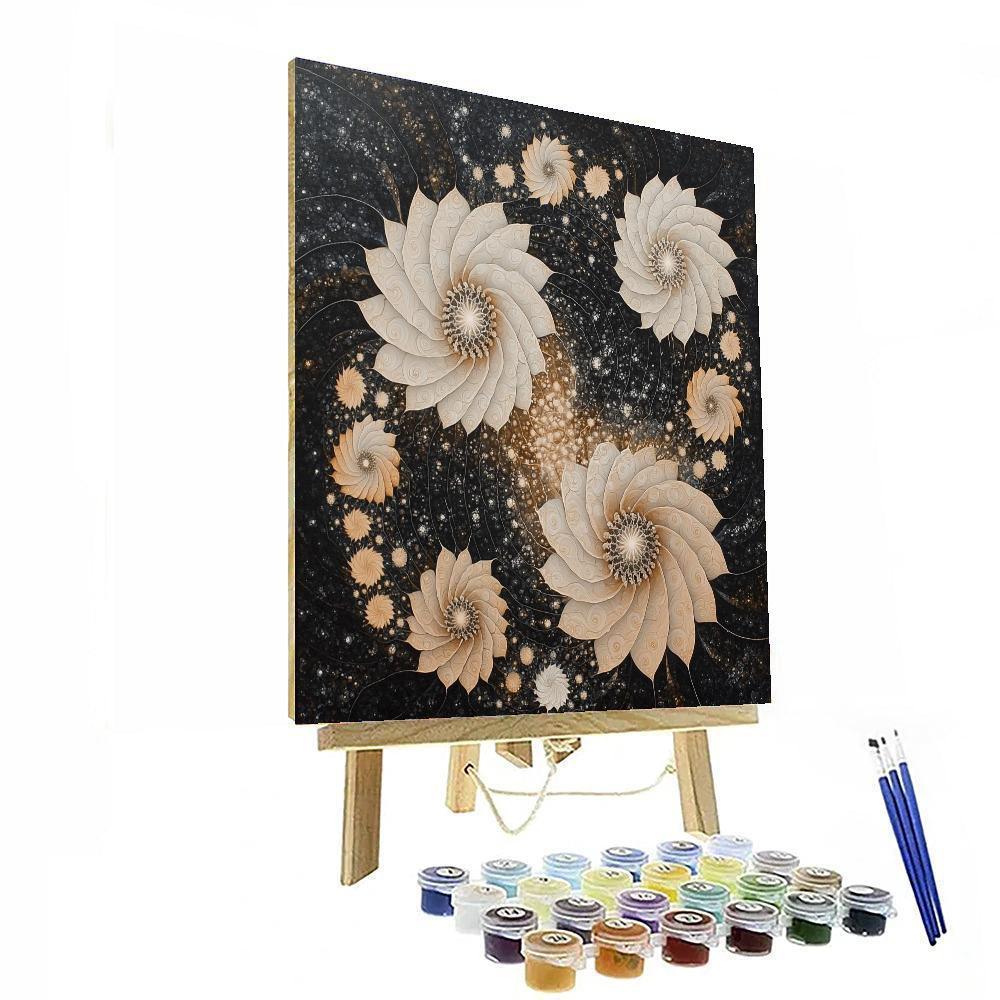 M.C. Escher Inspired Fractal Harmony  Paint By Numbers Kits