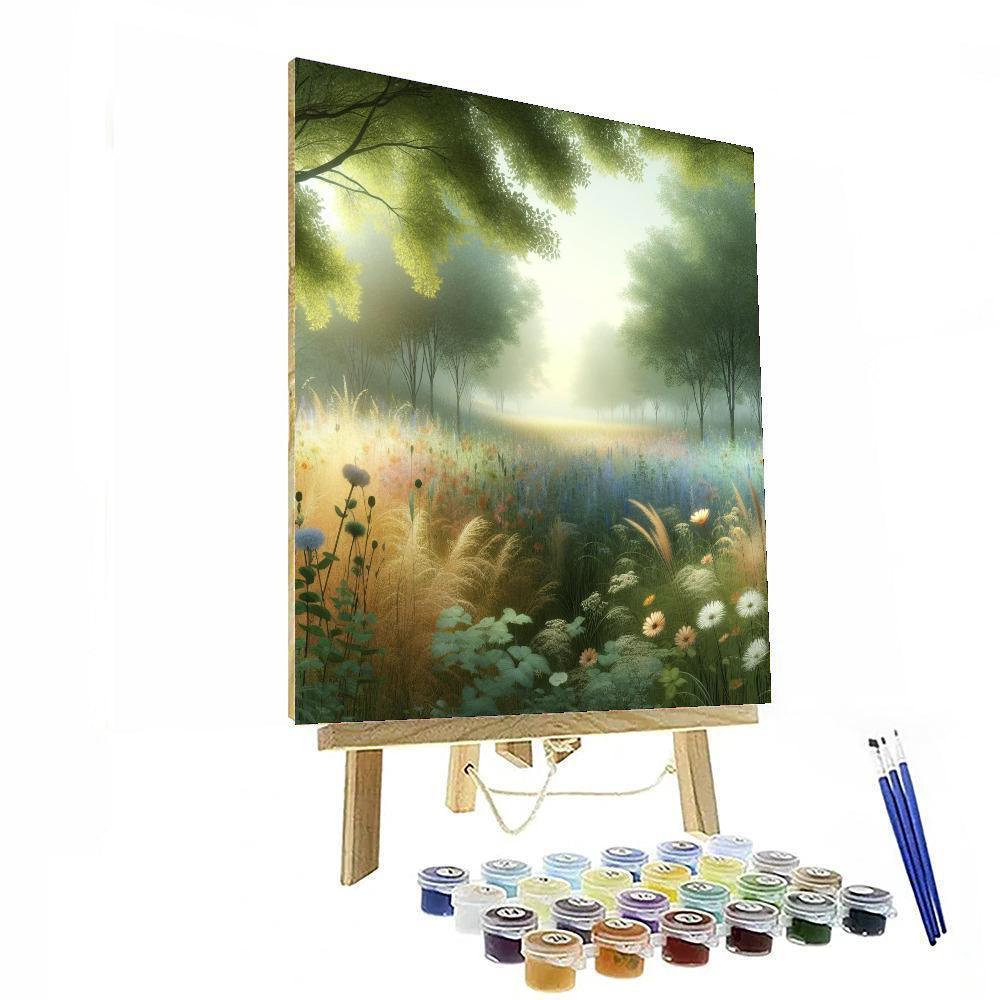 Sunlit Meadow Serenity Paint By Color