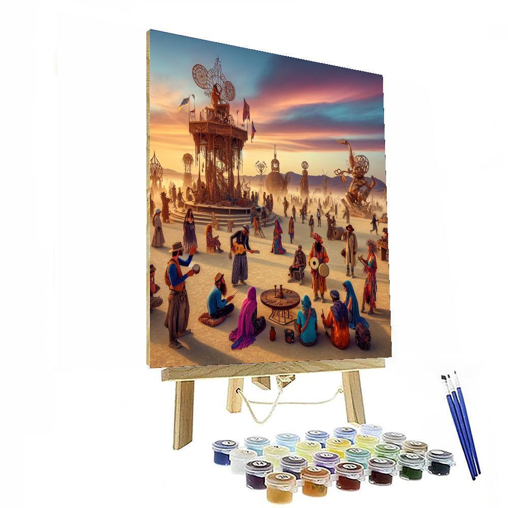 Afrikaburn - Tankwa Karoo, South Africa Painting Number Kit