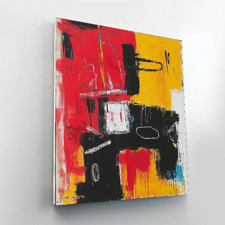 Jean-Michel Basquiat Inspired Rebellion In Color  Paint By Numbers Kits
