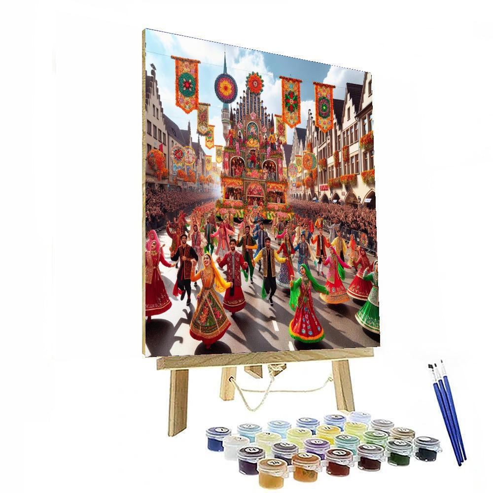 Carnival Of Blumenau Paint By Numbers Art