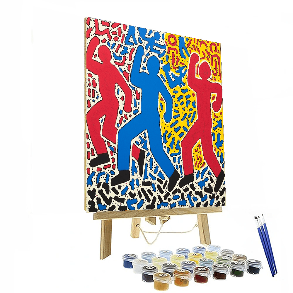 Keith Haring Inspired Urban Jungle Adventure  Paint By Color