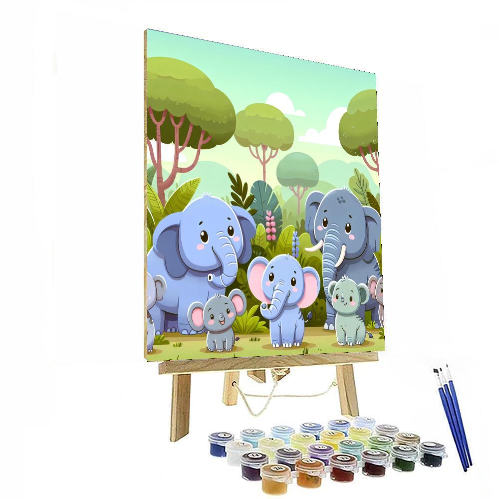 Gentle Giants' Garden Paint By Color