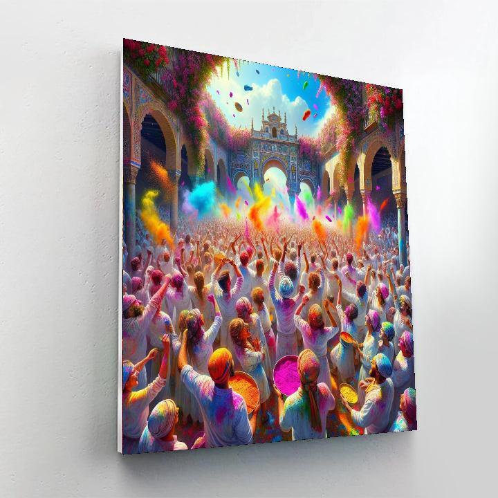 The Carnival Of Colors - Spain Numbered Painting Kits