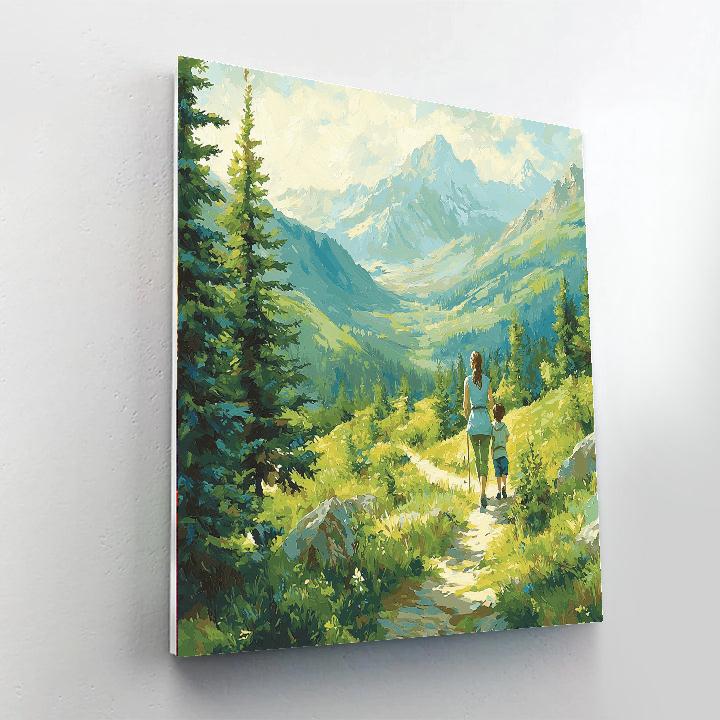 Hiking Together Paint By Number