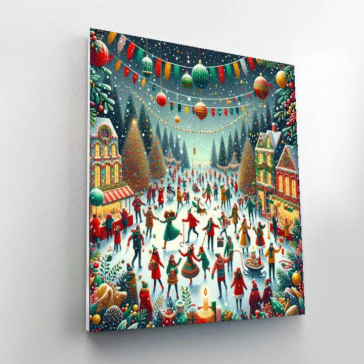 Charming Winter Festival Paint By Numbers