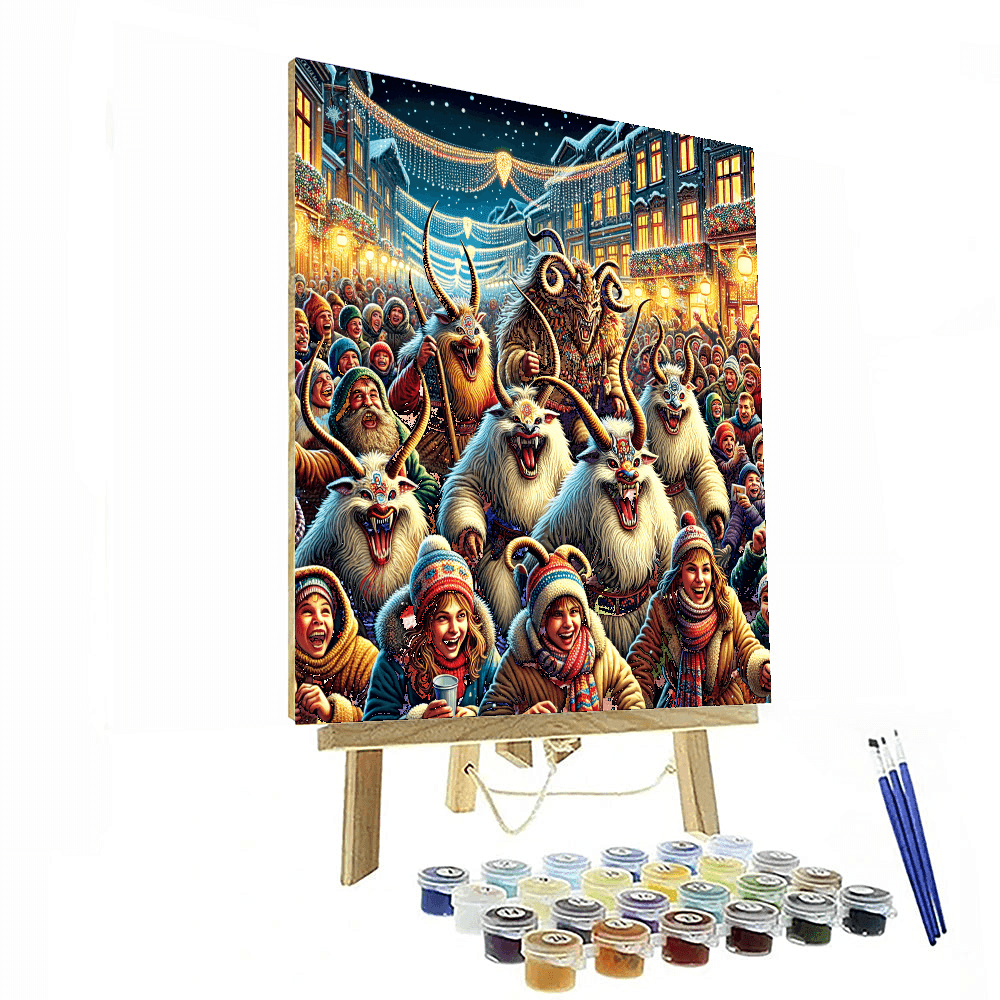 Krampusnacht DIY Paint By Numbers