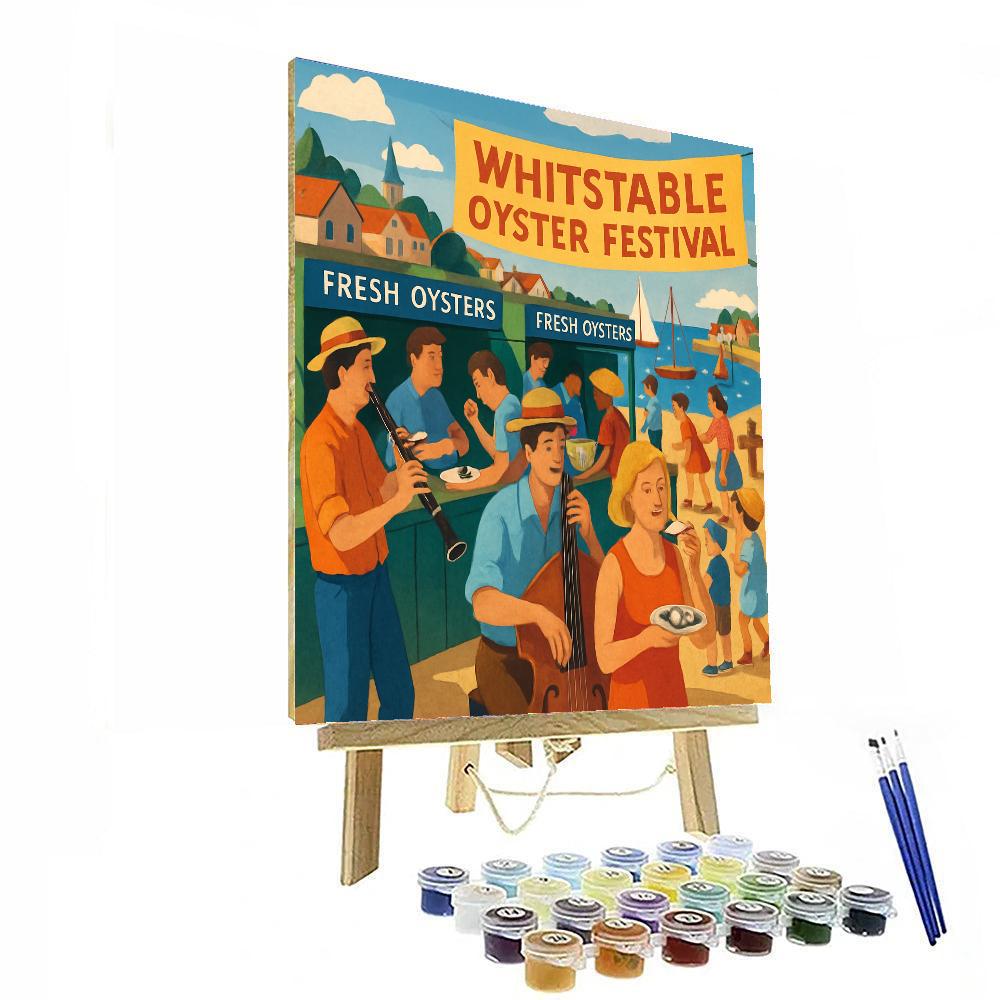 Whitstable Oyster Festival - Uk Paint By Numbers Kits