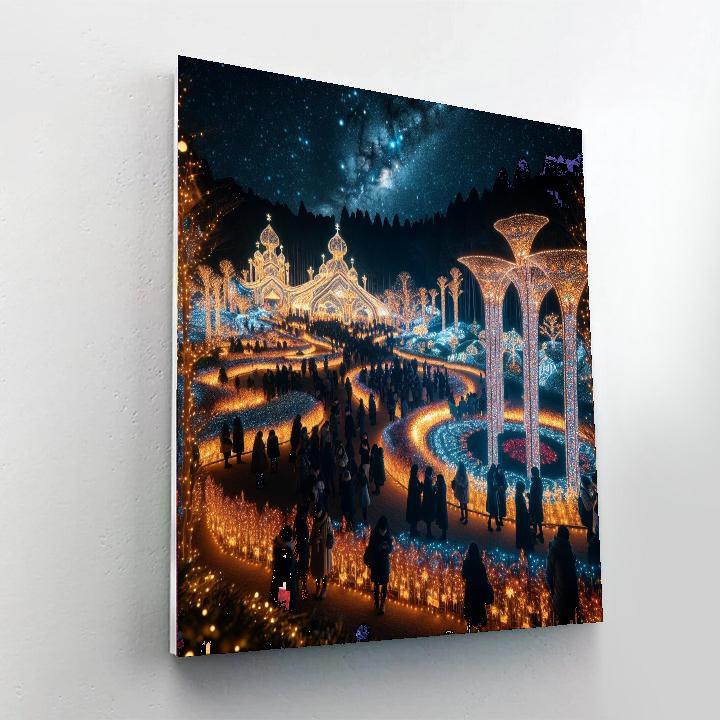 Winter Light Festival - Japan Numbered Painting Kits
