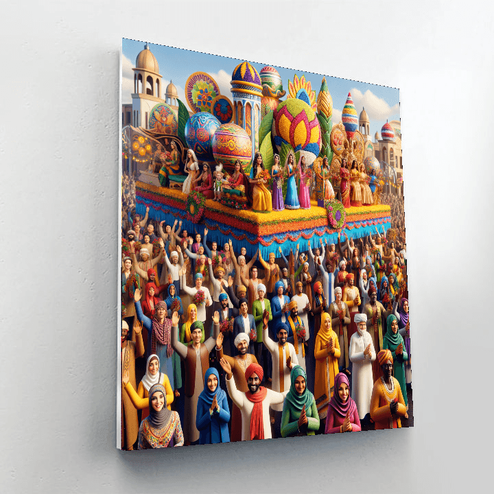 La Fiesta De La Vendimia - Mendoza, Argentina Painting By Numbers Kit