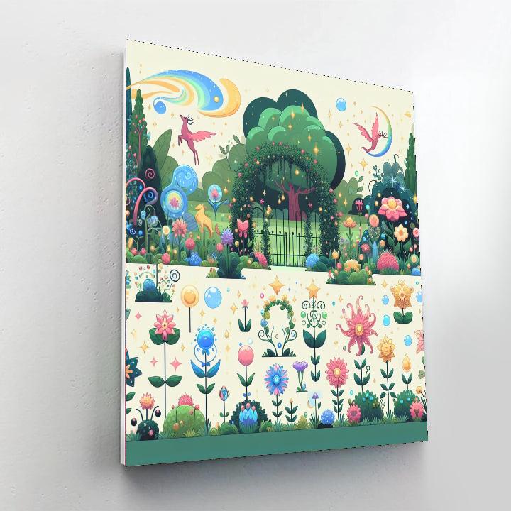 Garden Fantasy DIY Paint By Numbers