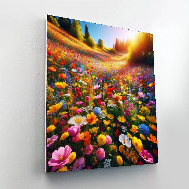 Joyful Meadow Dance Painting Number Kit