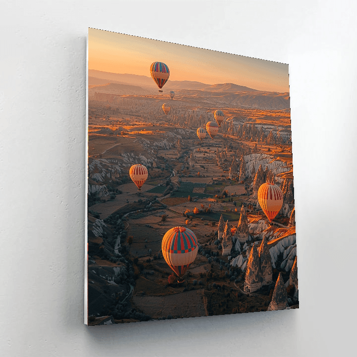 Cappadocia's Hot Air Balloons Paint By Numbers Kits