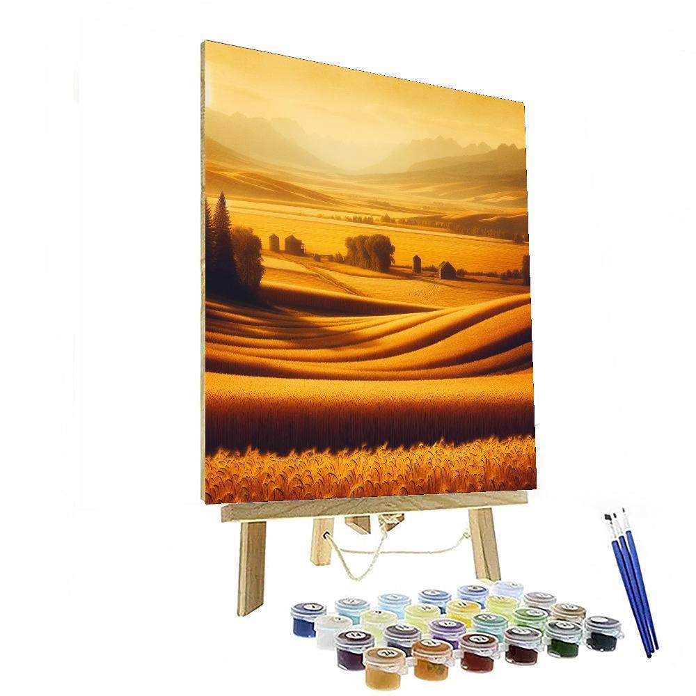 Golden Fields Splendor Paint By Numbers