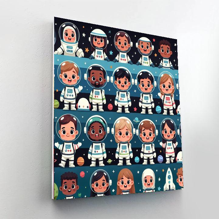 Galactic Adventurers Paint By Color