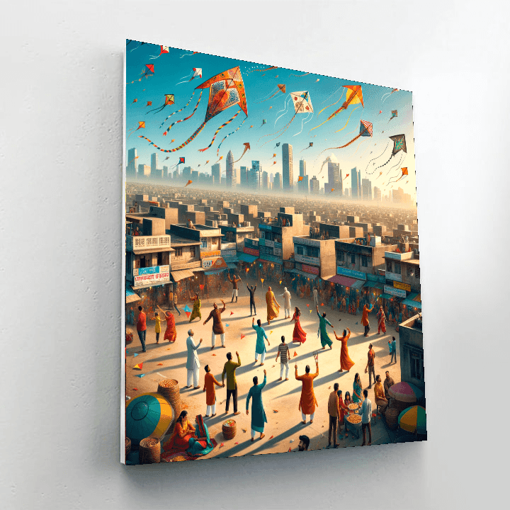 The Kite Festival Paint By Numbers