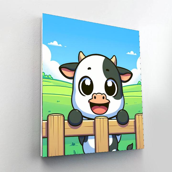 Curious Cow DIY Paint By Numbers